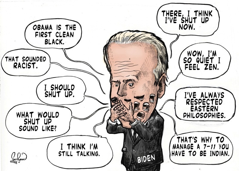 Joe Biden refuted today